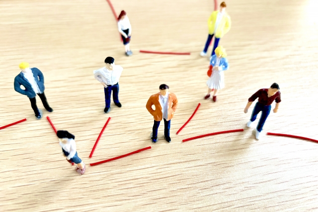 事例ー警察の指示＝相関関係図の作成